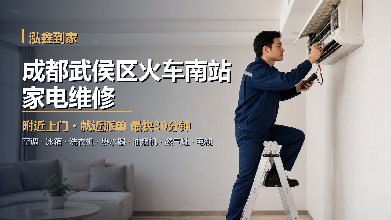 成都武侯区火车南站家电维修上门 泓鑫到家