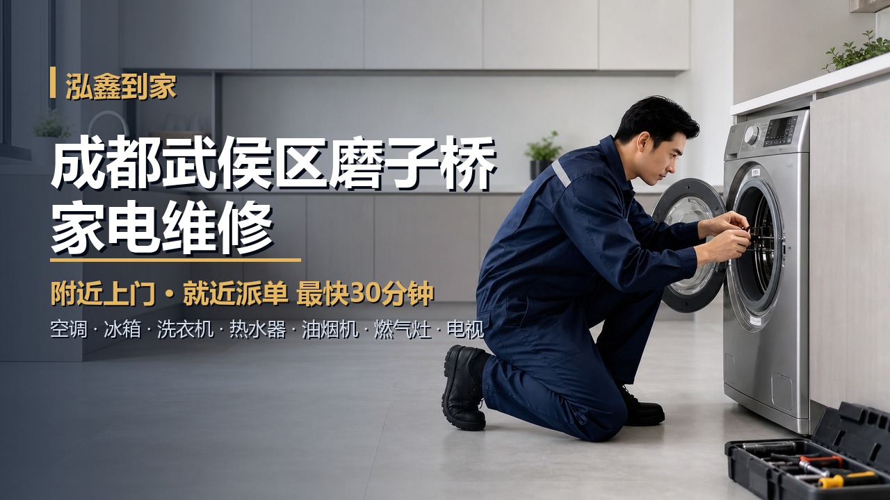 成都武侯区磨子桥家电维修上门 泓鑫到家