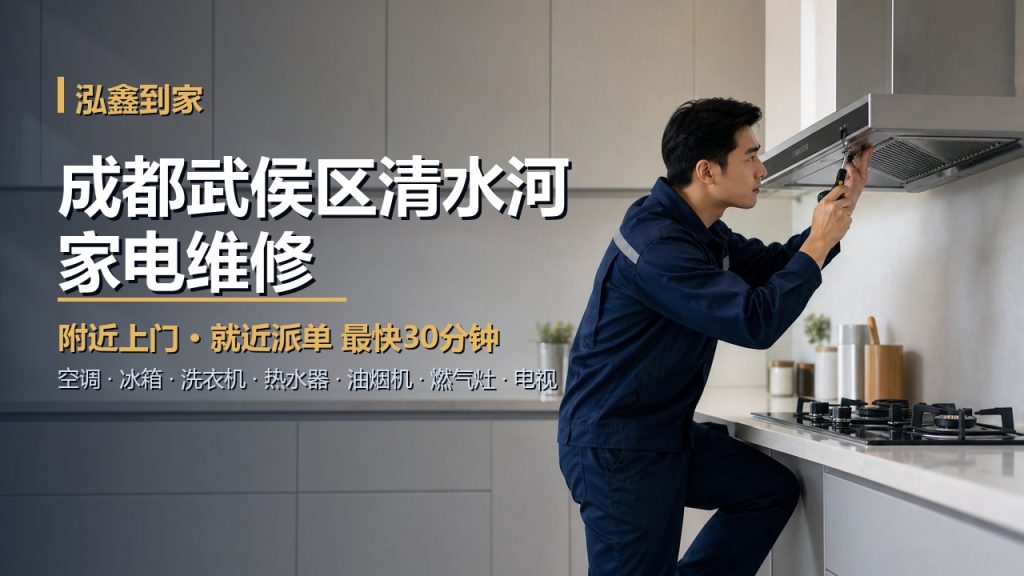 成都武侯区清水河家电维修上门 泓鑫到家