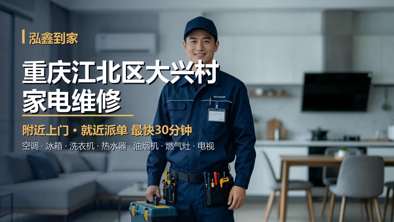 重庆江北区大兴村家电维修上门 泓鑫到家